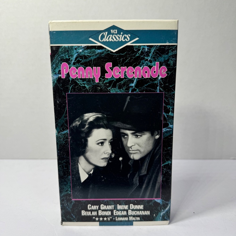 Penny Serenade VHS Cary Grant Irene Dunne 1941 VCI Classics Drama Movie Vintage‎